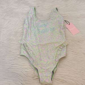 Juicy Couture Ruffle Swimsuit 7/8, 10/12 NWT